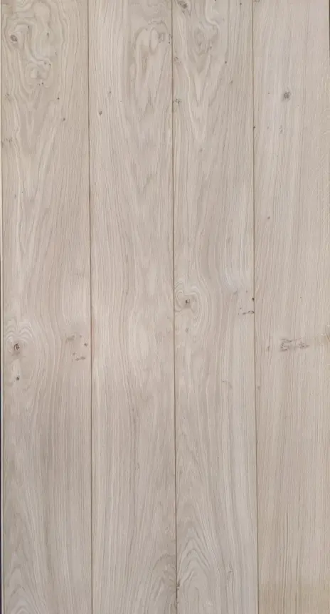 B - klasse samengestelde planken toplaag eik 3 mm.